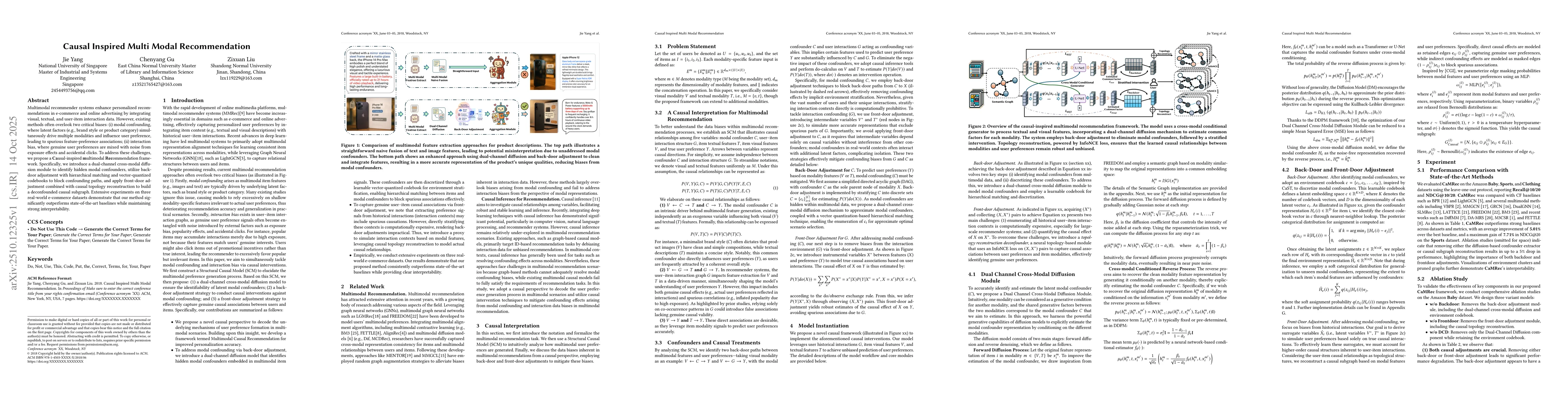 Thumbnail for Causal Inspired Multi Modal Recommendation