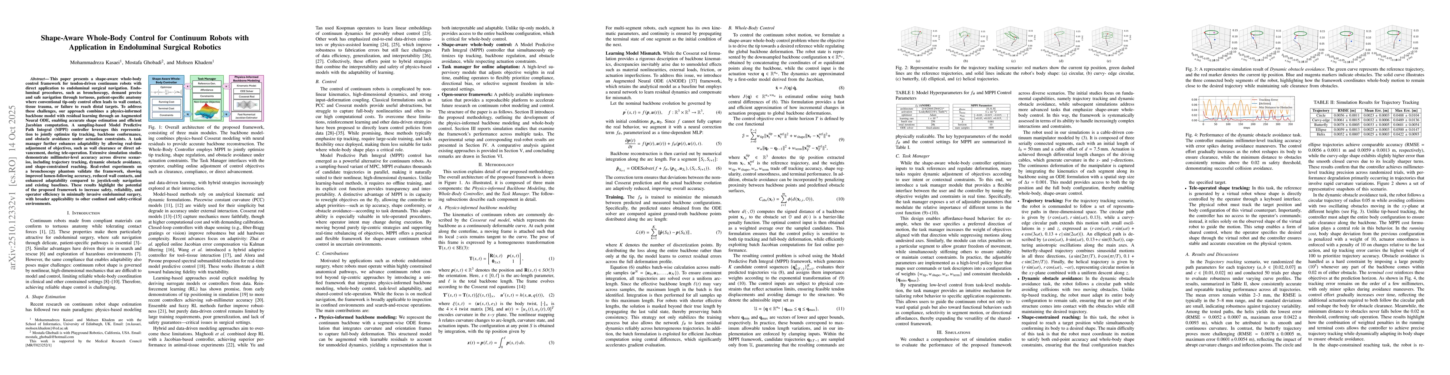 Thumbnail for Shape-Aware Whole-Body Control for Continuum Robots with Application in
  Endoluminal Surgical Robotics