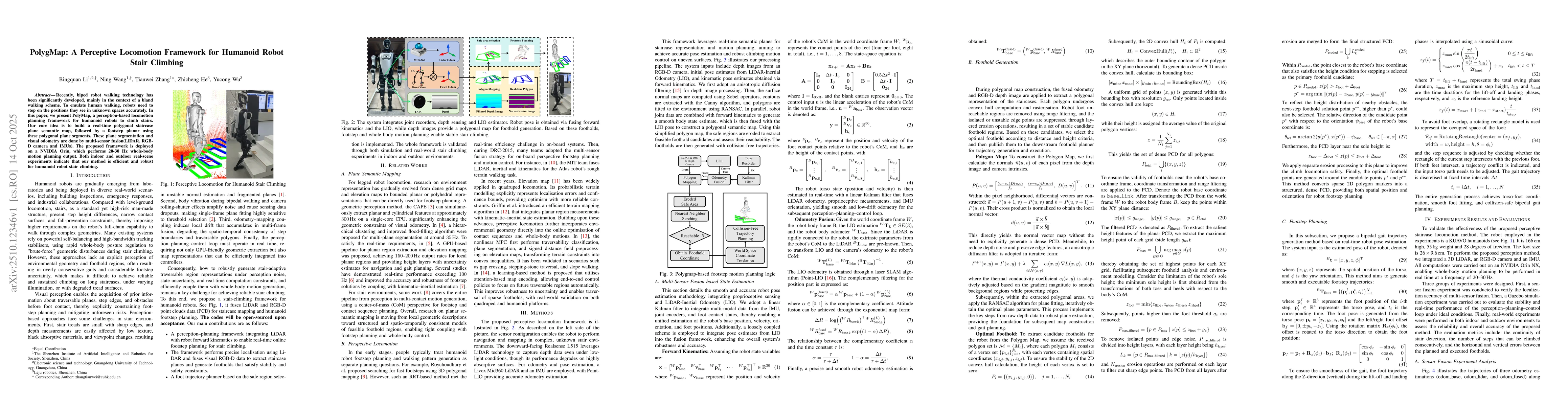 Thumbnail for PolygMap: A Perceptive Locomotion Framework for Humanoid Robot Stair
  Climbing
