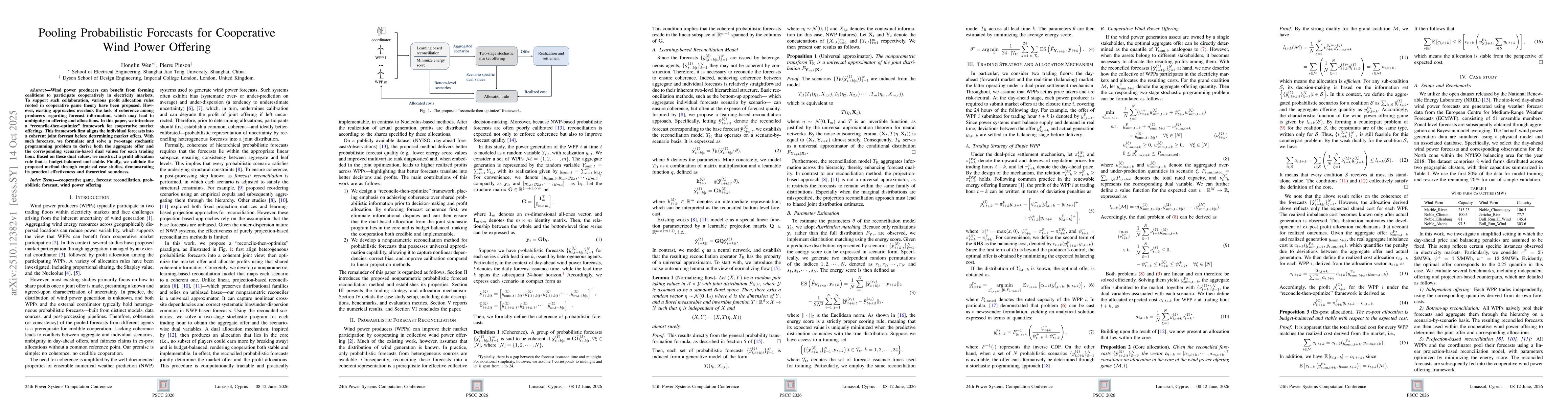 Thumbnail for Pooling Probabilistic Forecasts for Cooperative Wind Power Offering