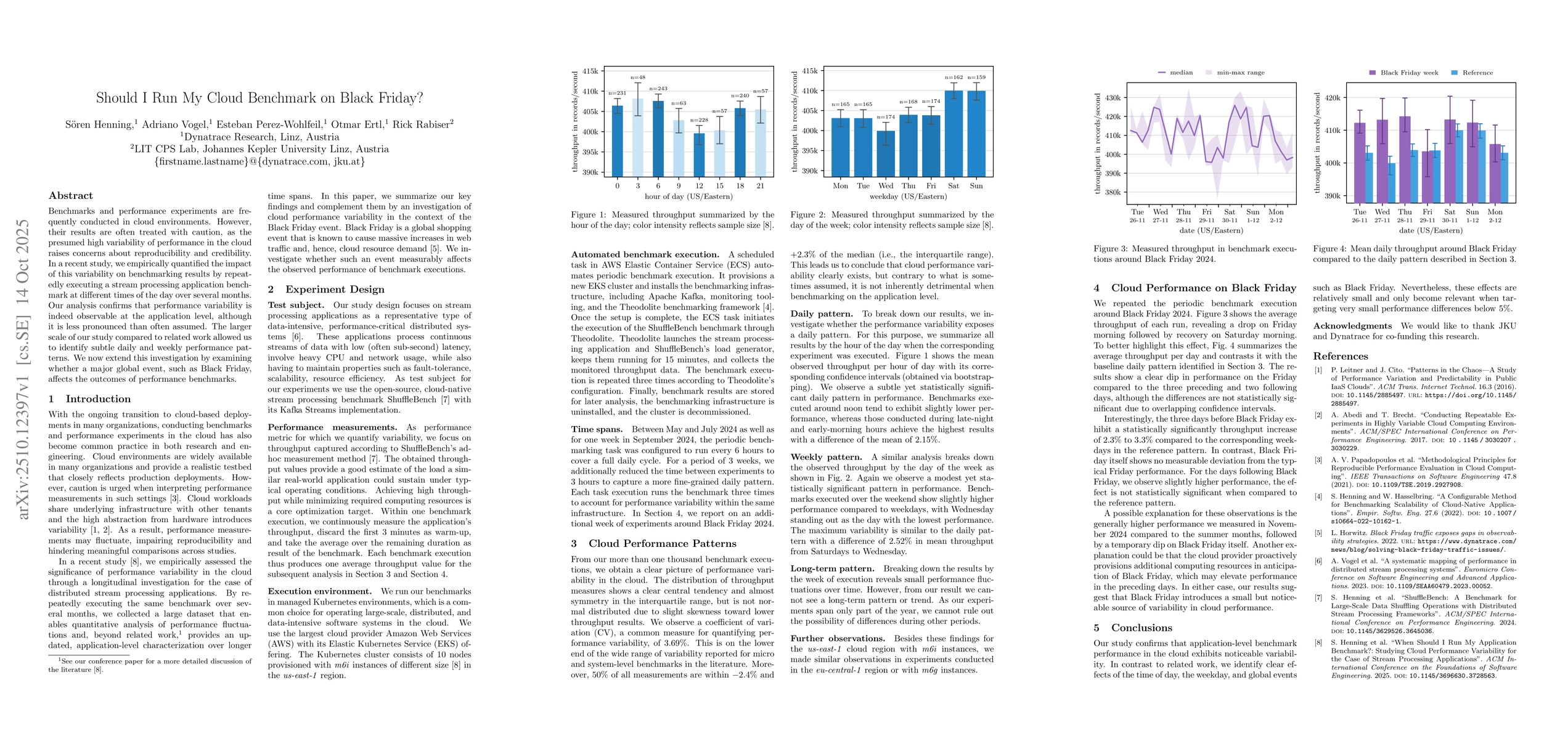 Thumbnail for Should I Run My Cloud Benchmark on Black Friday?