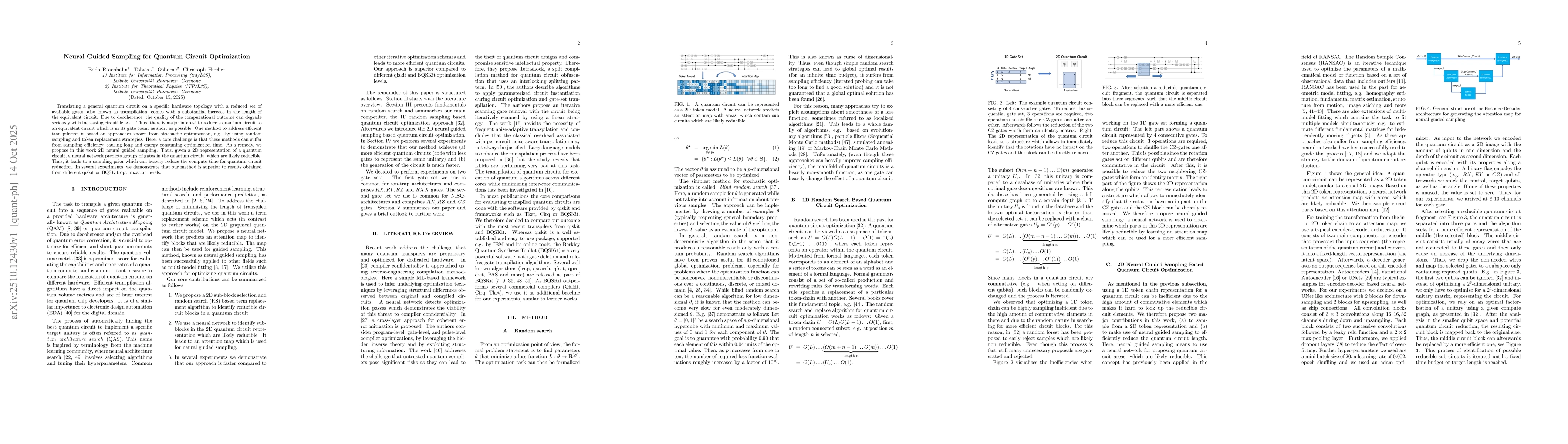 Thumbnail for Neural Guided Sampling for Quantum Circuit Optimization