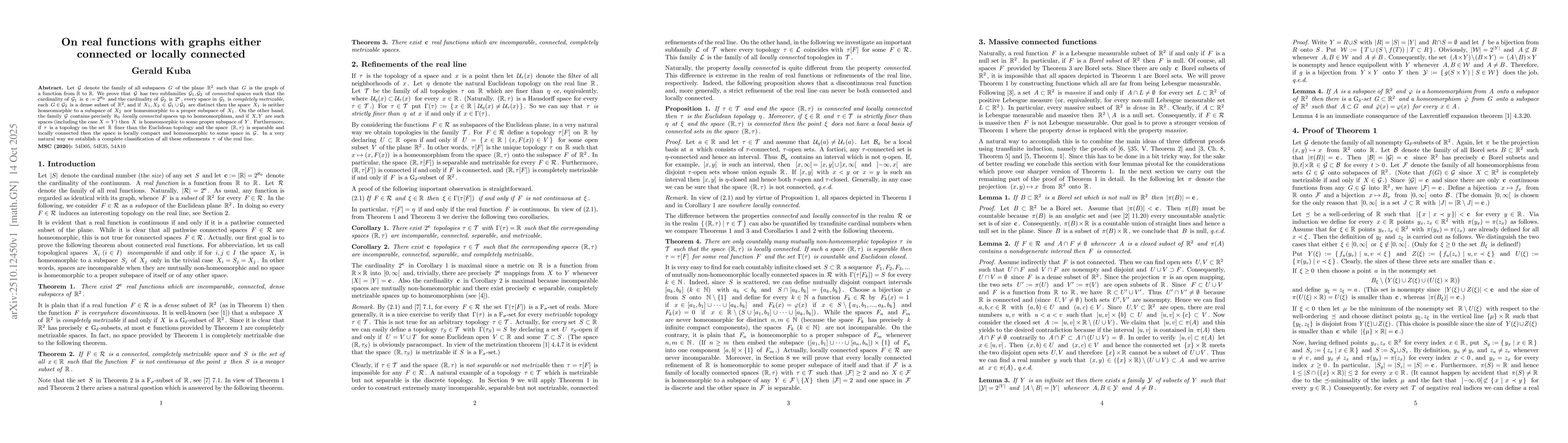 Thumbnail for On real functions with graphs either connected or locally connected