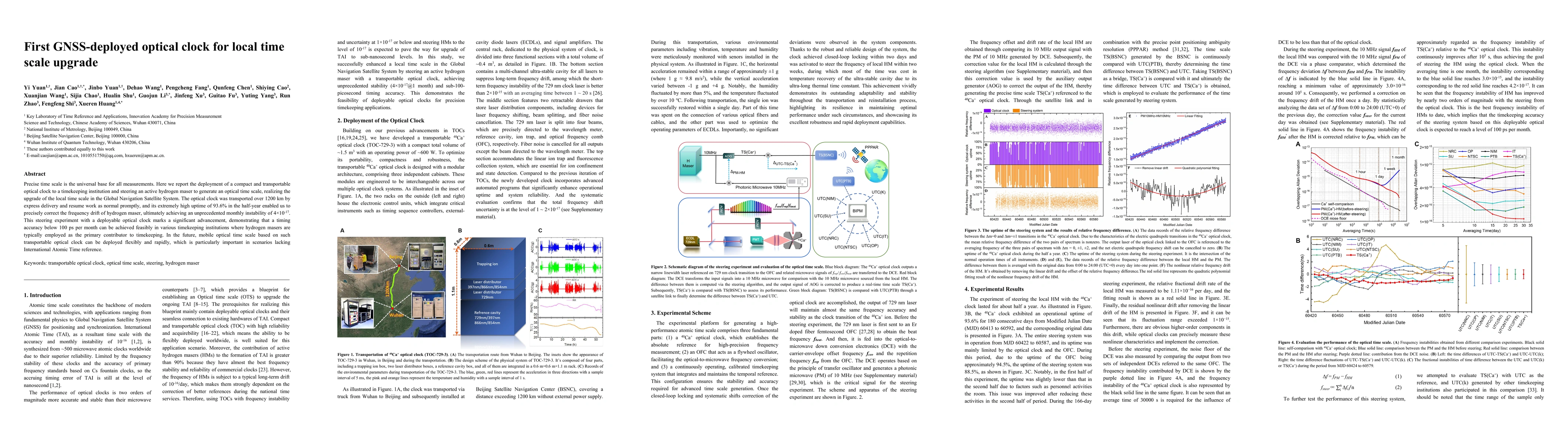 Thumbnail for First GNSS-deployed optical clock for local time scale upgrade