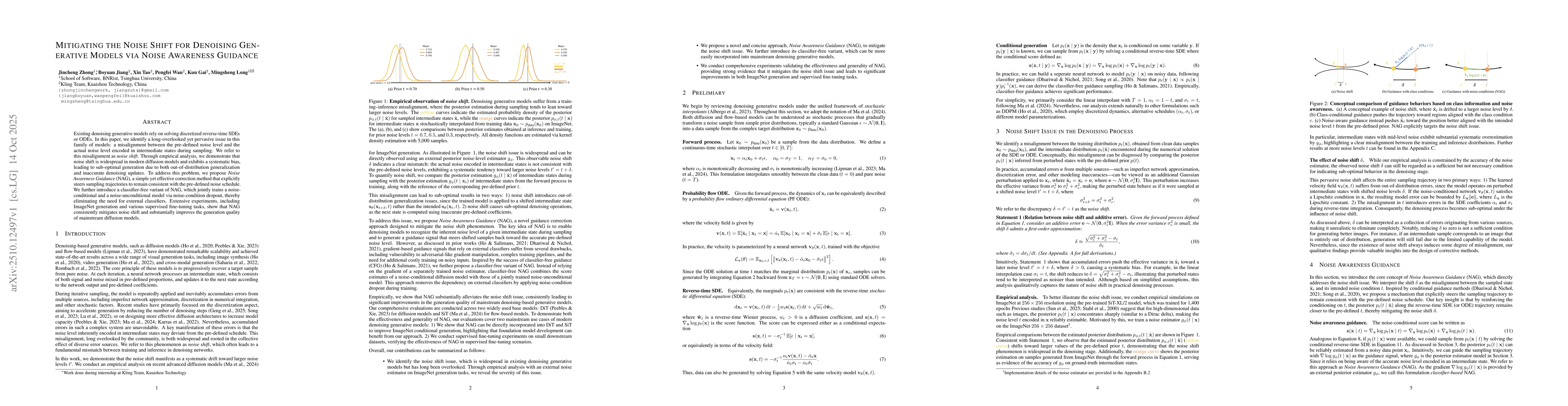 Thumbnail for Mitigating the Noise Shift for Denoising Generative Models via Noise
  Awareness Guidance