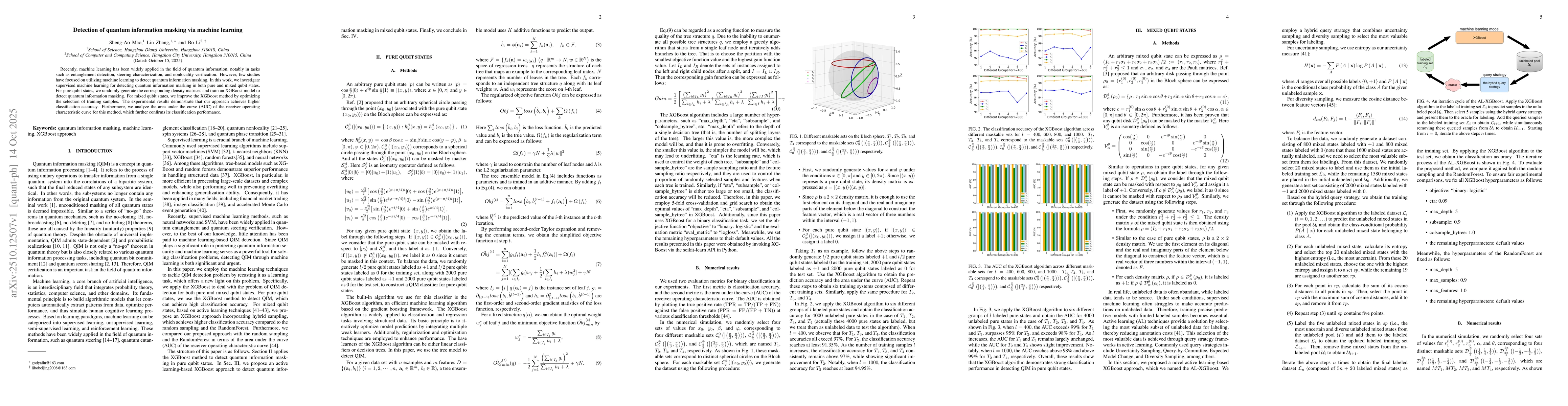Thumbnail for Detection of quantum information masking via machine learning
