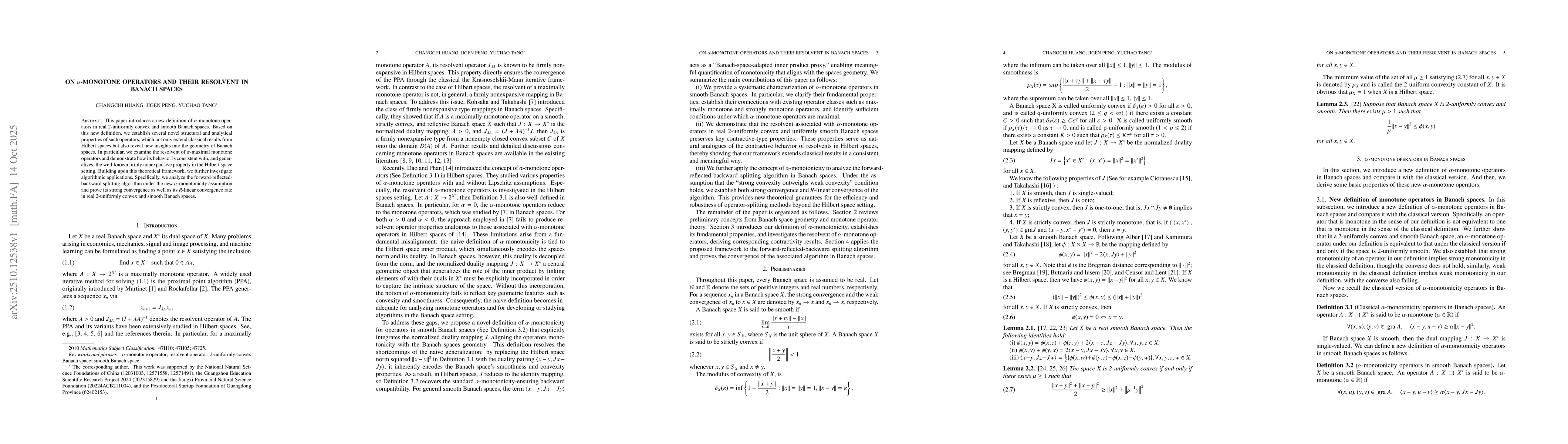 Thumbnail for On $α$-monotone operators and their resolvent in Banach spaces