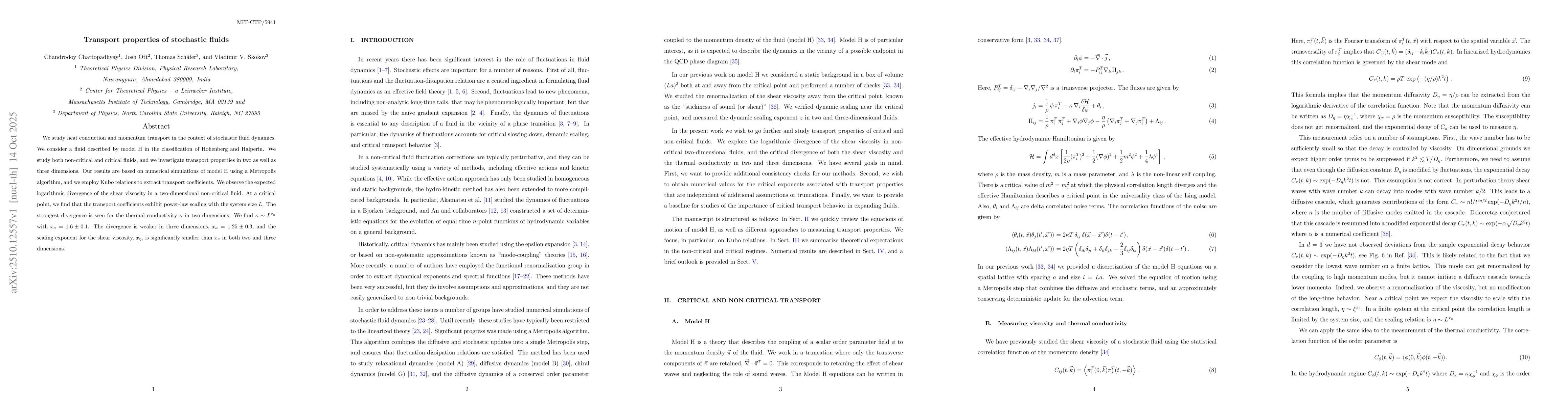 Thumbnail for Transport properties of stochastic fluids