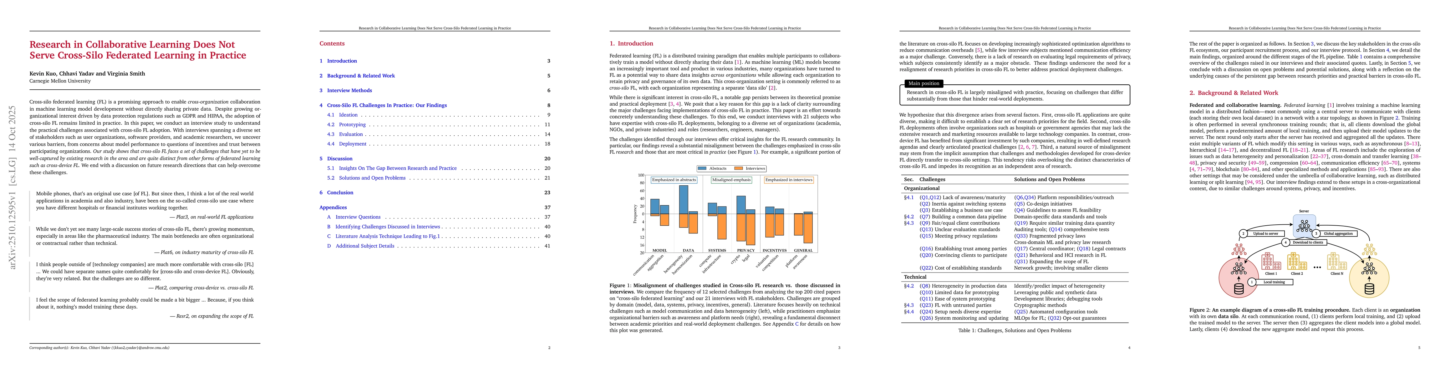 Thumbnail for Research in Collaborative Learning Does Not Serve Cross-Silo Federated
  Learning in Practice