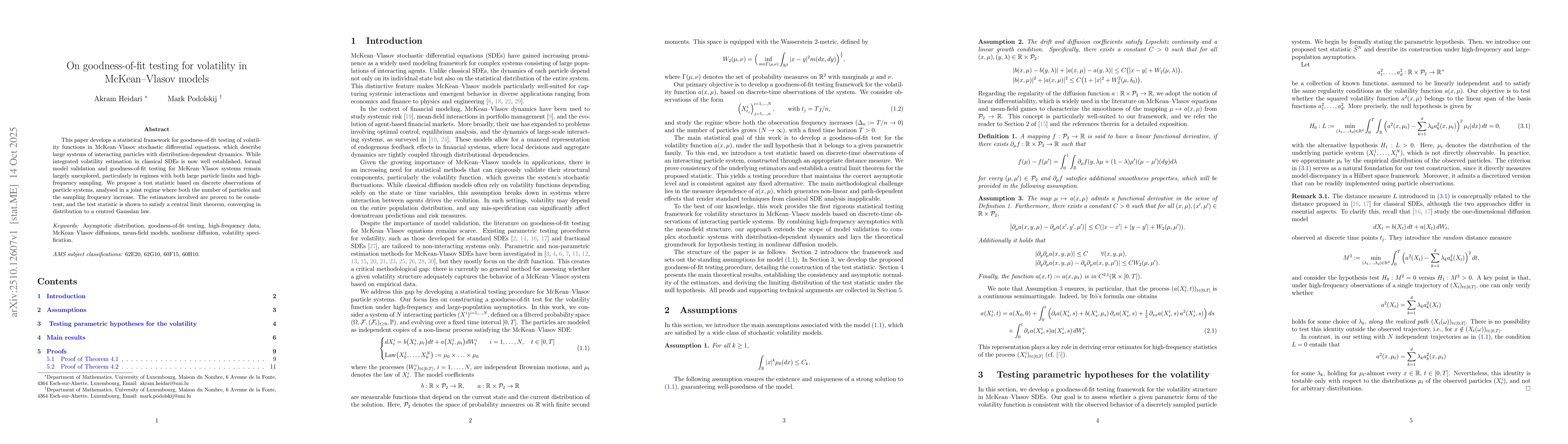 Thumbnail for On goodness-of-fit testing for volatility in McKean-Vlasov models