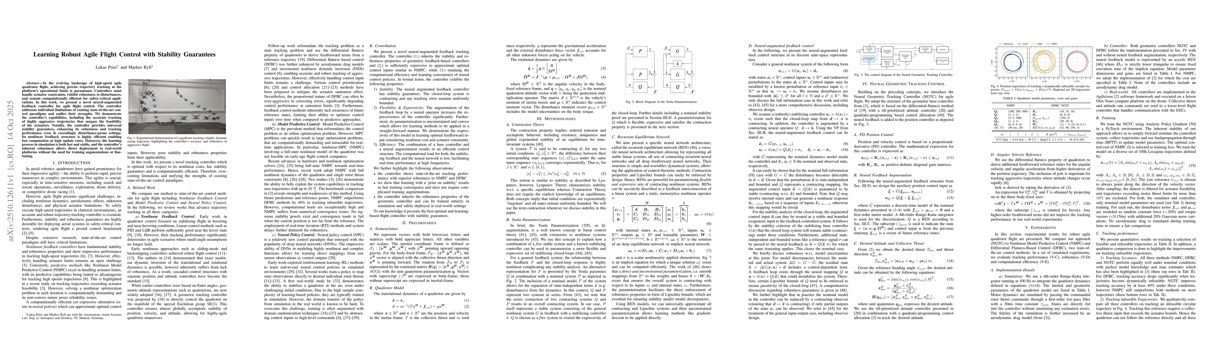 Thumbnail for Learning Robust Agile Flight Control with Stability Guarantees