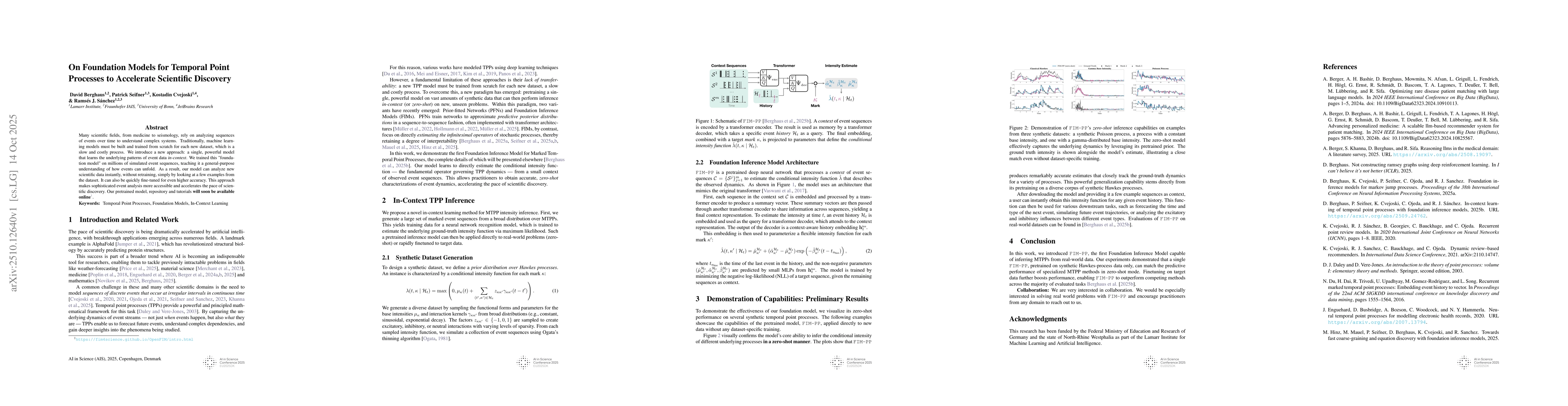 Thumbnail for On Foundation Models for Temporal Point Processes to Accelerate
  Scientific Discovery