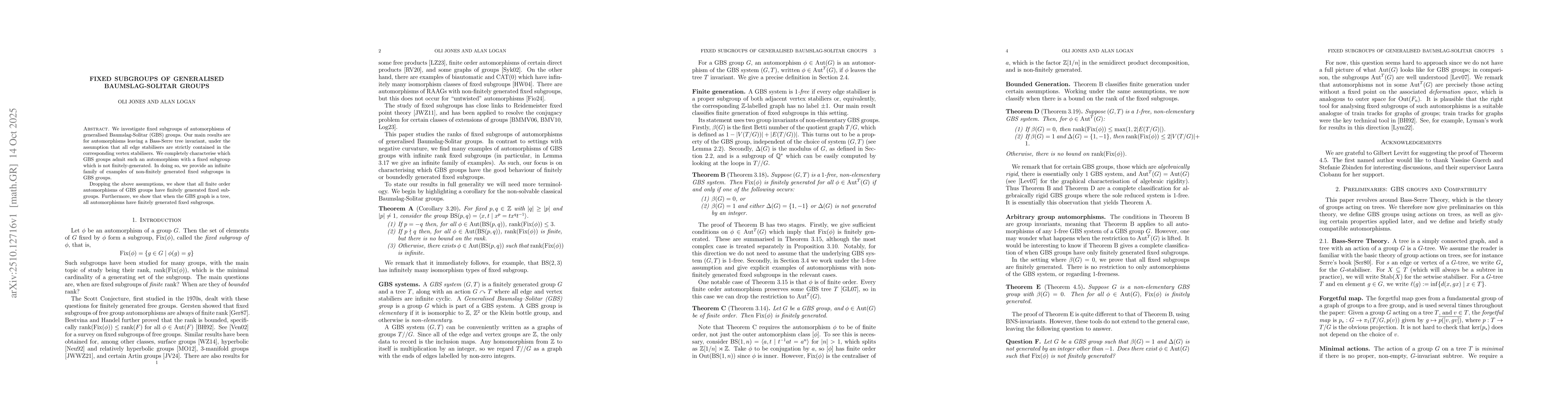 Thumbnail for Fixed subgroups of generalised Baumslag-Solitar groups