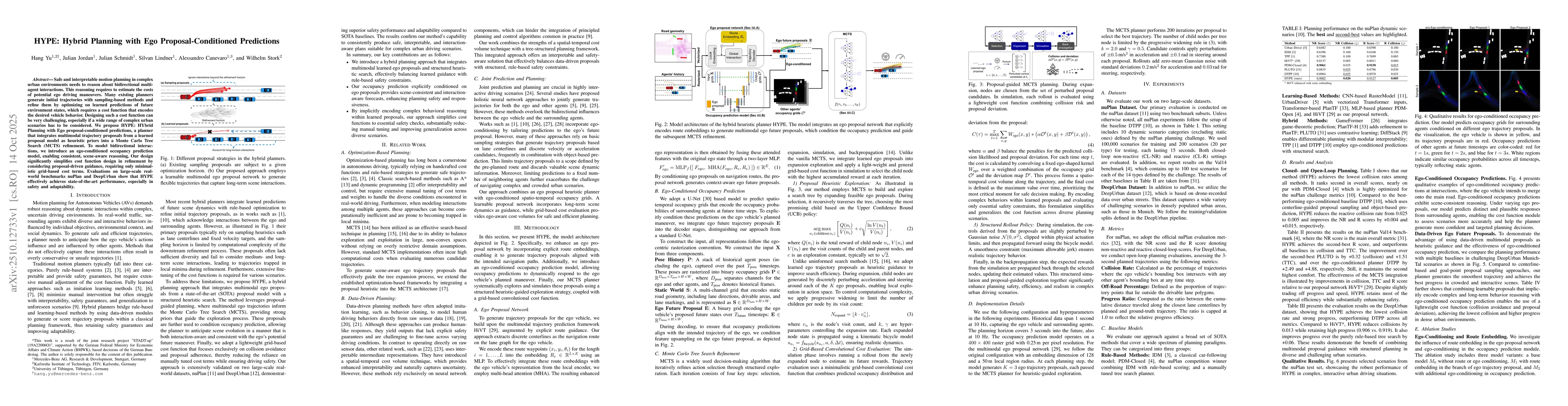 Thumbnail for HYPE: Hybrid Planning with Ego Proposal-Conditioned Predictions
