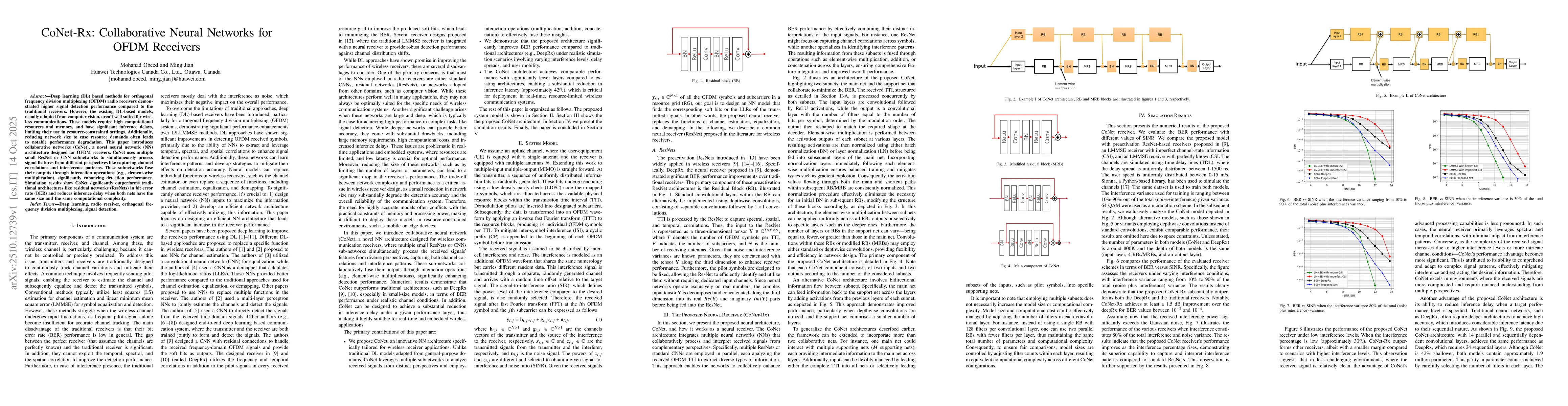 Thumbnail for CoNet-Rx: Collaborative Neural Networks for OFDM Receivers