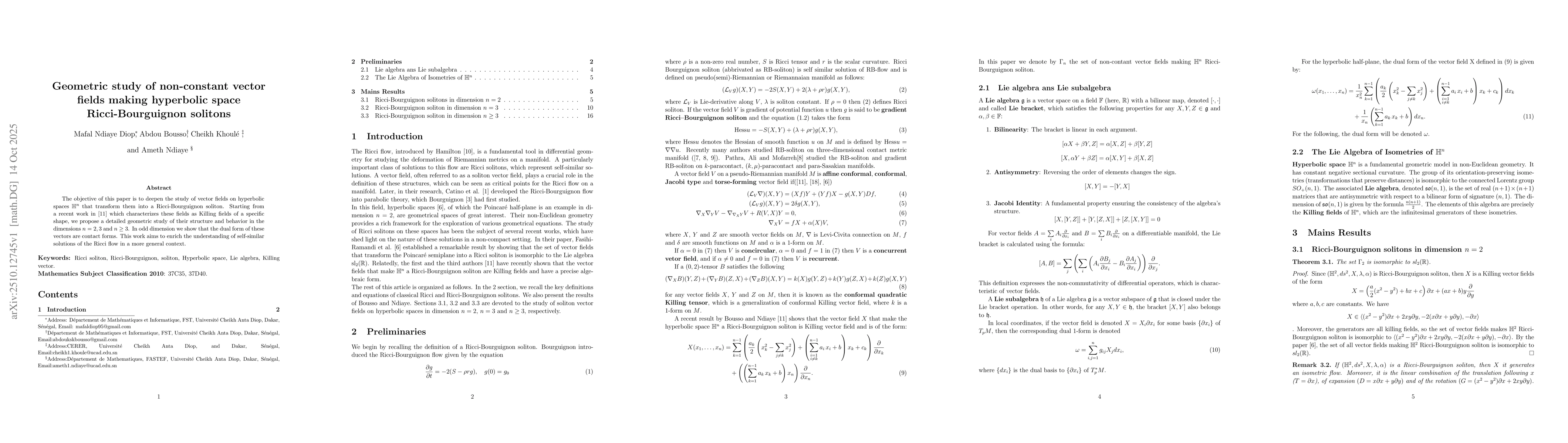 Thumbnail for Geometric study of non-constant vector fields making hyperbolic space
  Ricci-Bourguignon solitons