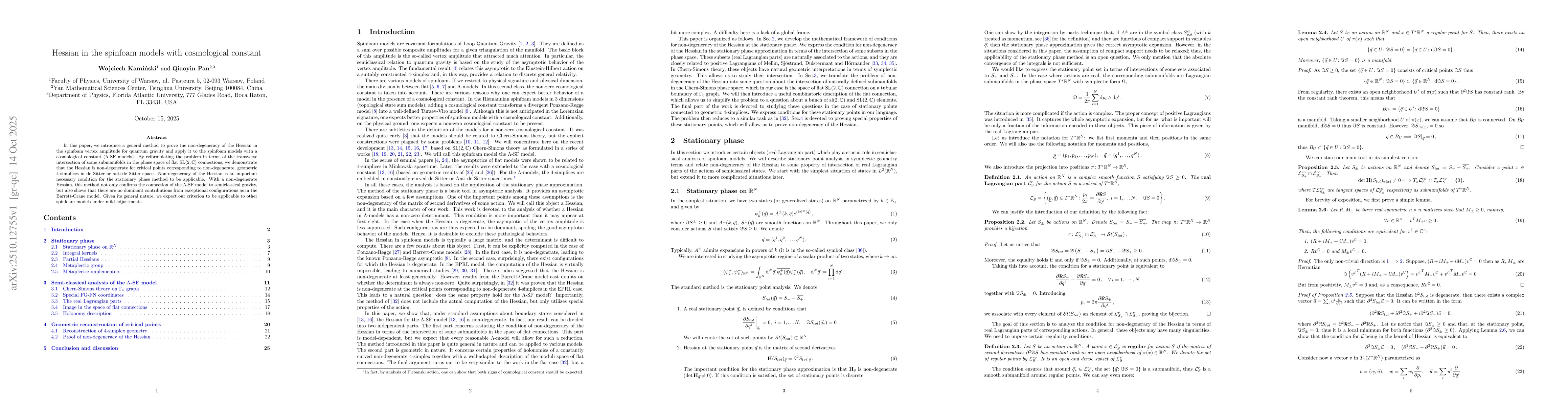 Thumbnail for Hessian in the spinfoam models with cosmological constant