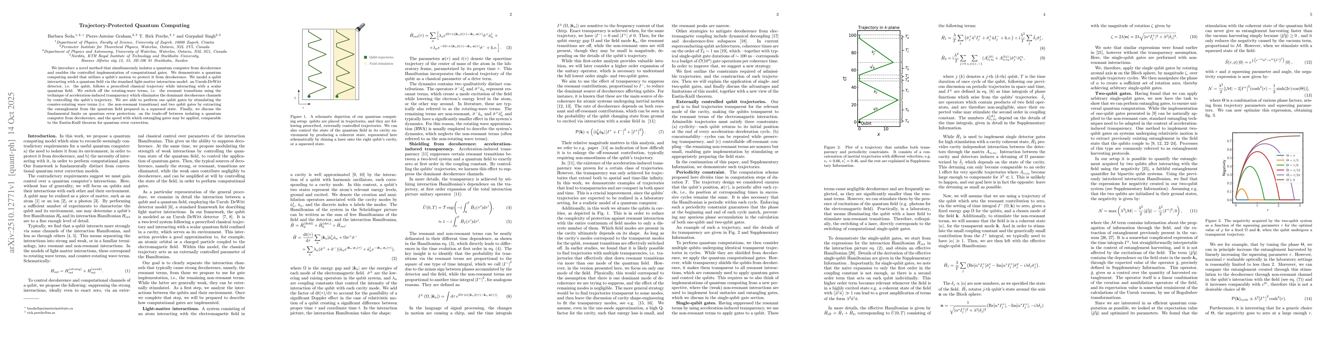 Thumbnail for Trajectory-Protected Quantum Computing