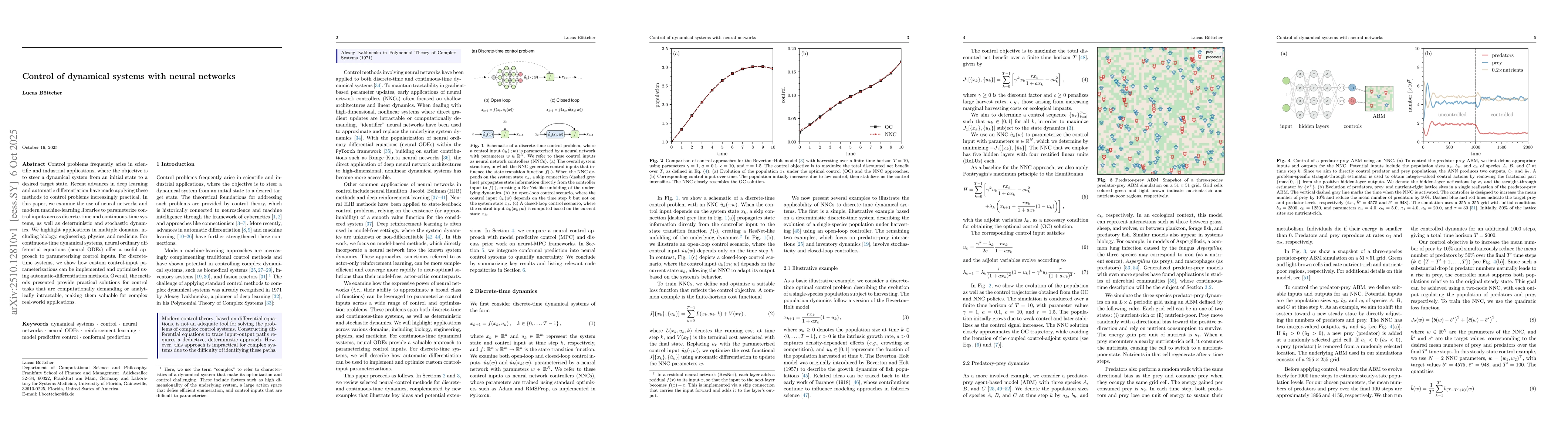Thumbnail for Control of dynamical systems with neural networks