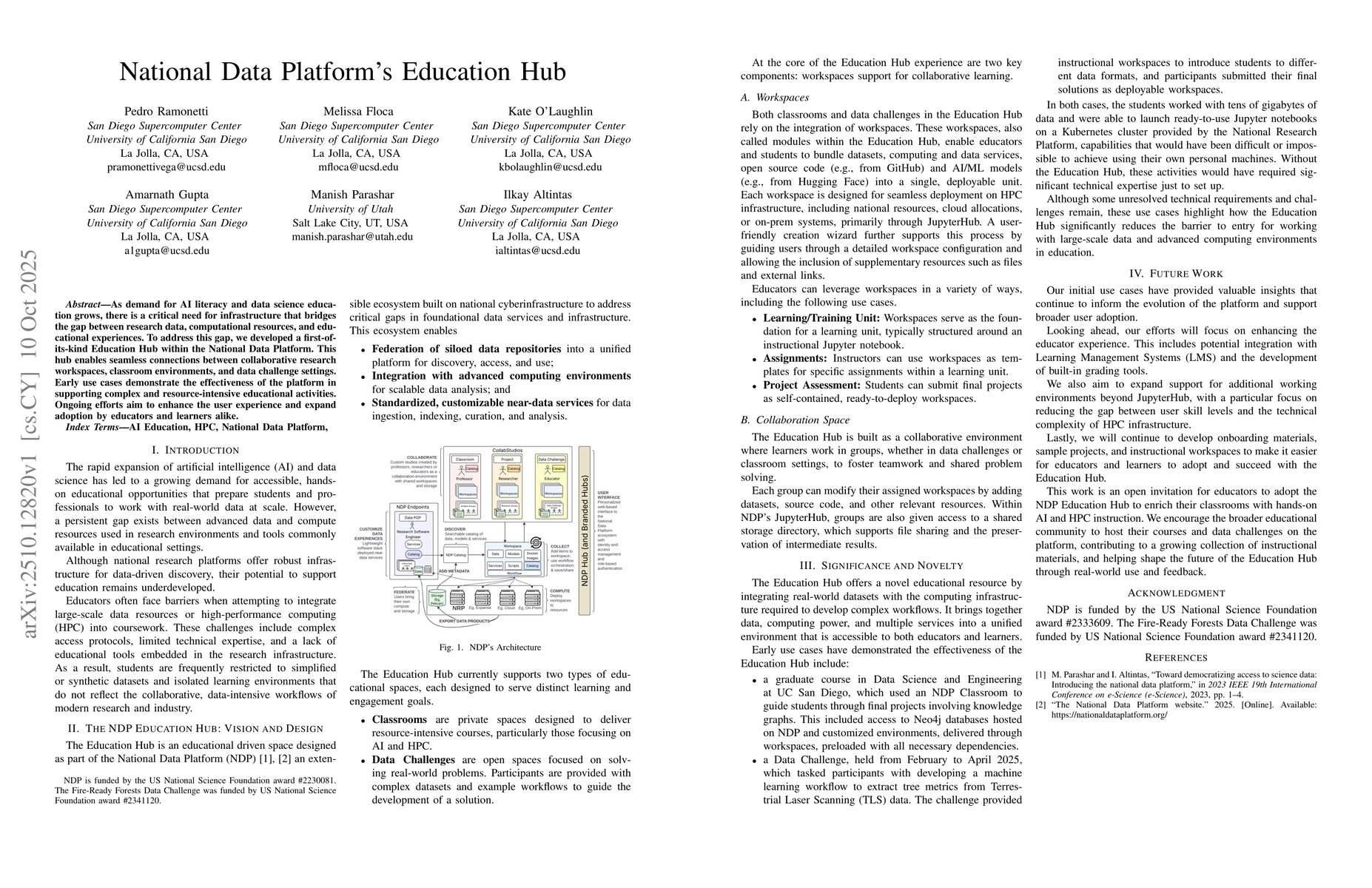 Thumbnail for National Data Platform's Education Hub