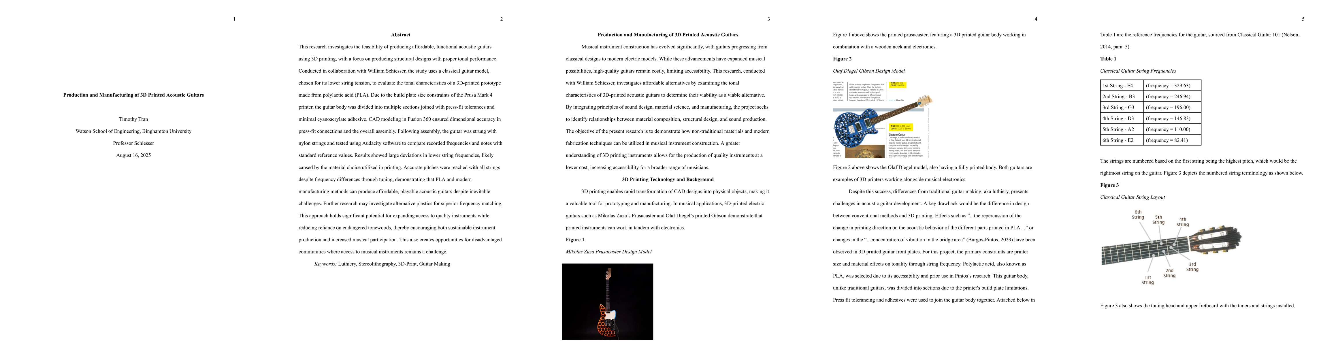 Thumbnail for Production and Manufacturing of 3D Printed Acoustic Guitars