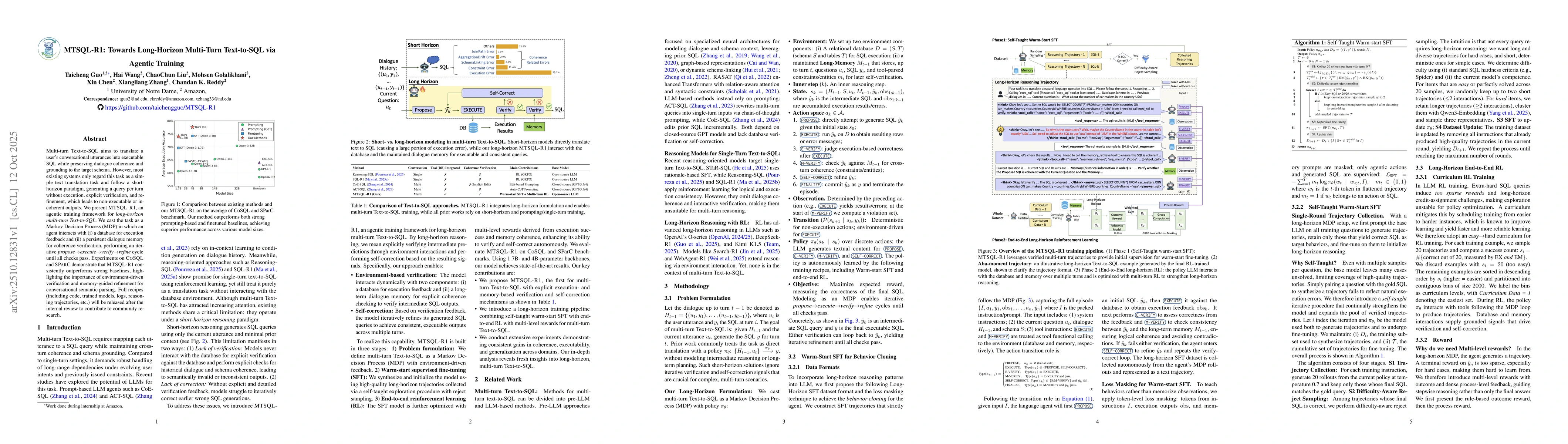 Thumbnail for MTSQL-R1: Towards Long-Horizon Multi-Turn Text-to-SQL via Agentic
  Training