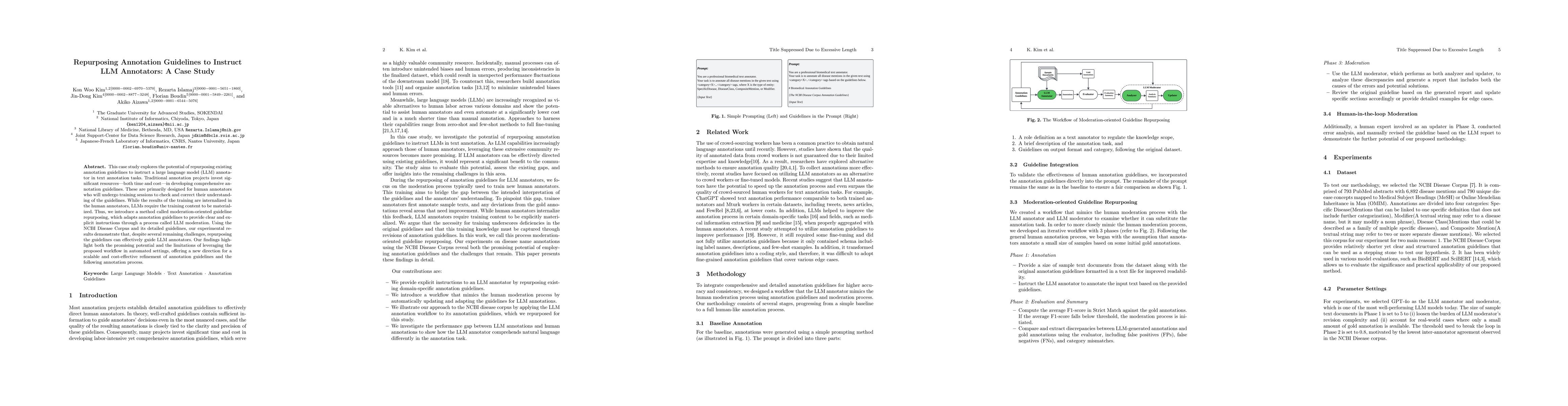 Thumbnail for Repurposing Annotation Guidelines to Instruct LLM Annotators: A Case
  Study