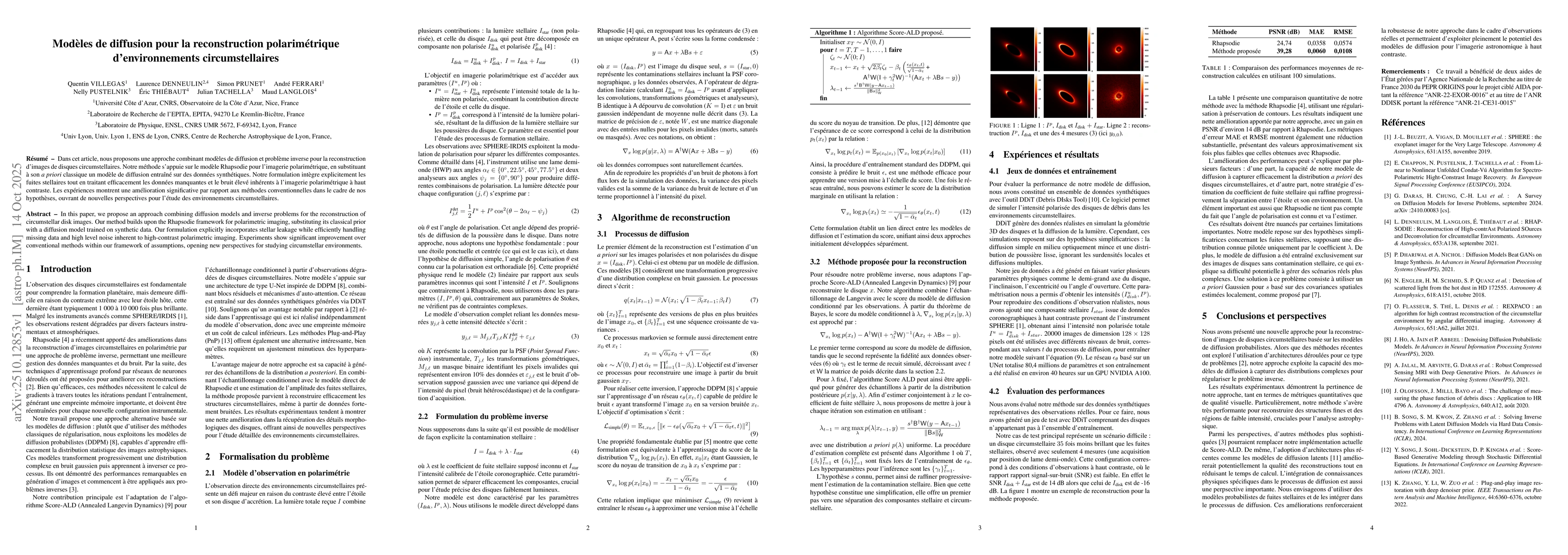 Thumbnail for Diffusion models for polarimetric reconstruction of circumstellar
  environments