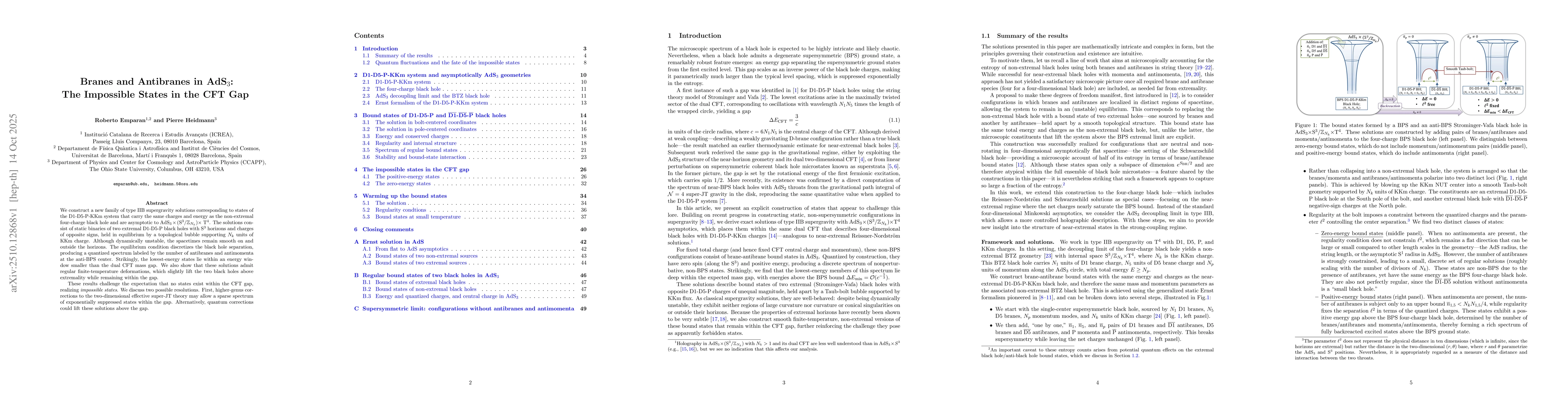 Thumbnail for Branes and Antibranes in AdS$_3$: The Impossible States in the CFT Gap