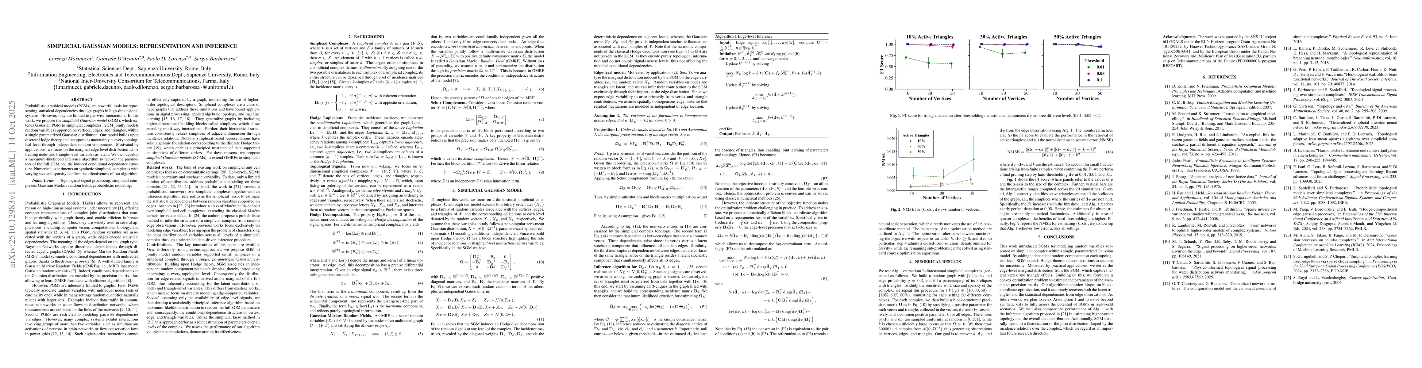 Thumbnail for Simplicial Gaussian Models: Representation and Inference