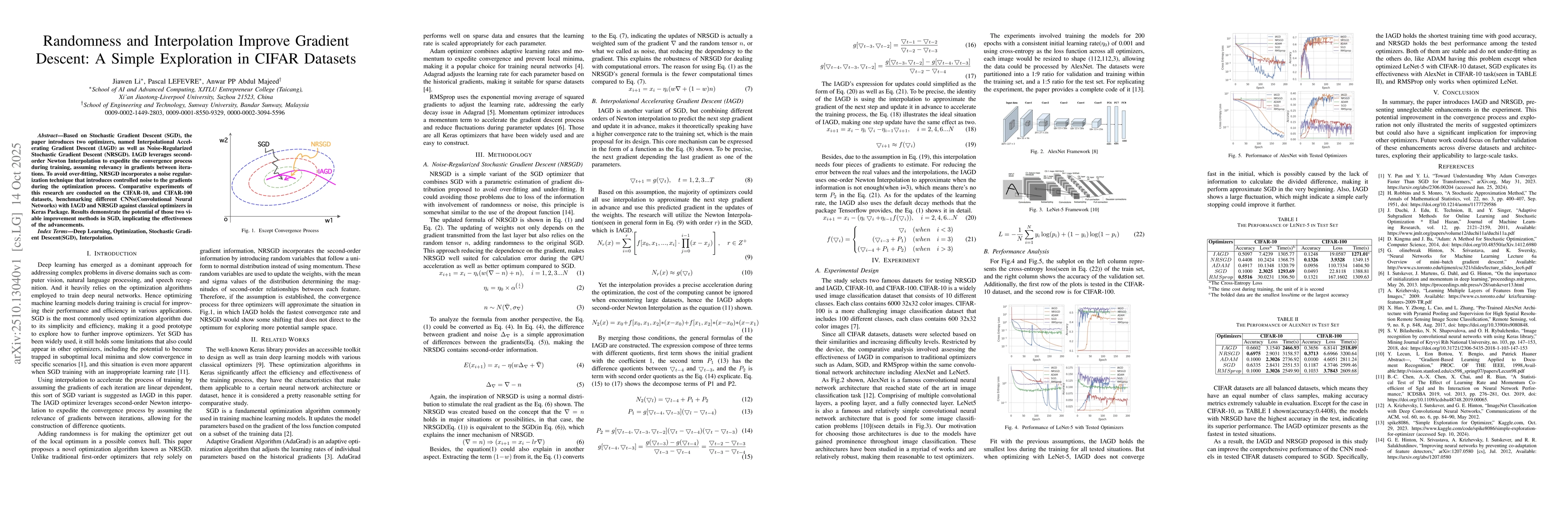Thumbnail for Randomness and Interpolation Improve Gradient Descent