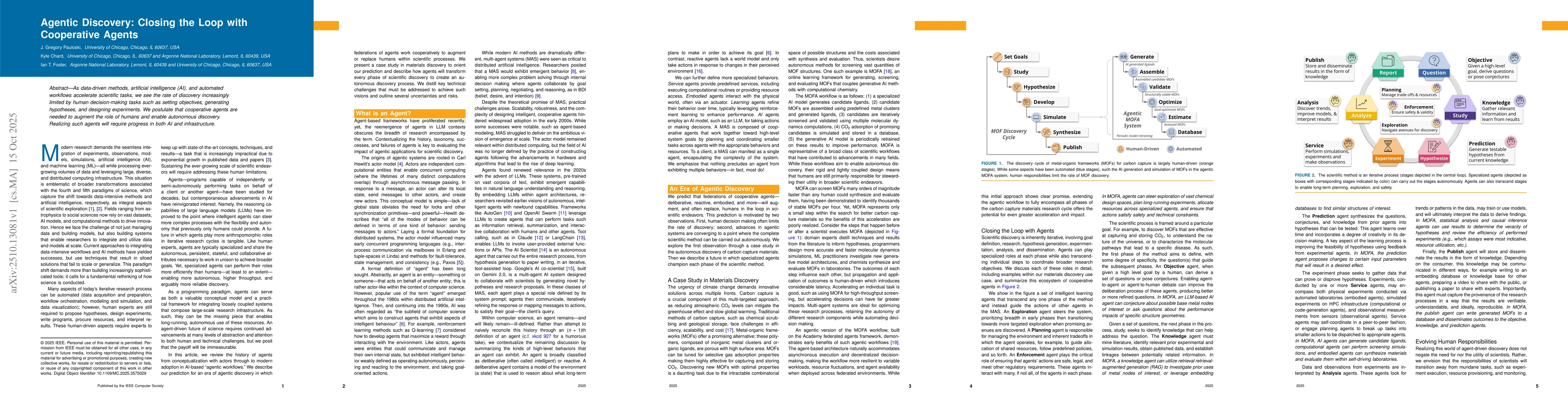 Thumbnail for Agentic Discovery: Closing the Loop with Cooperative Agents