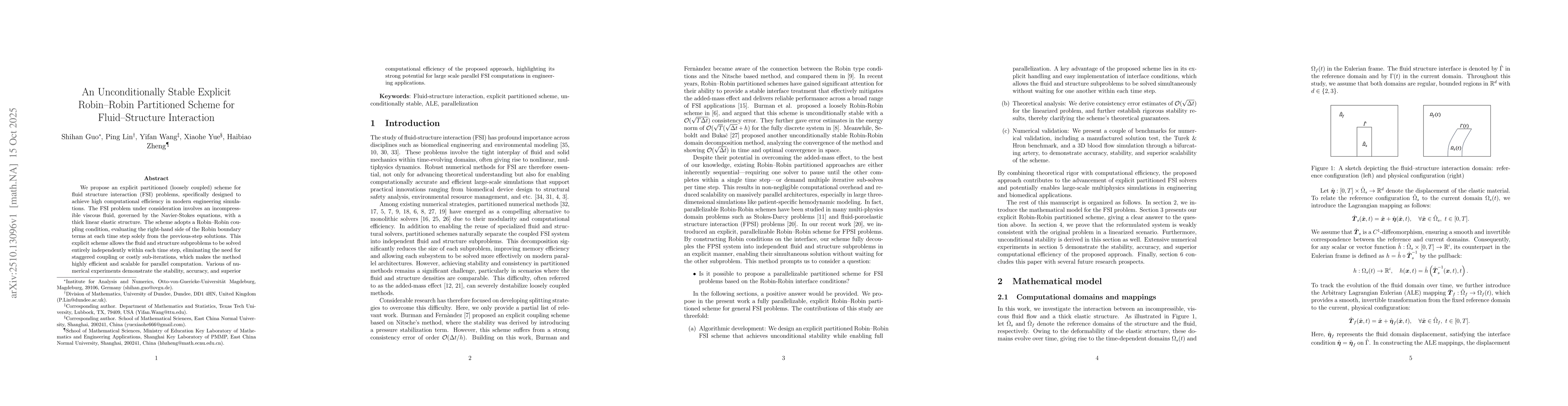 Thumbnail for An Unconditionally Stable Explicit Robin-Robin Partitioned Scheme for
  Fluid-Structure Interaction