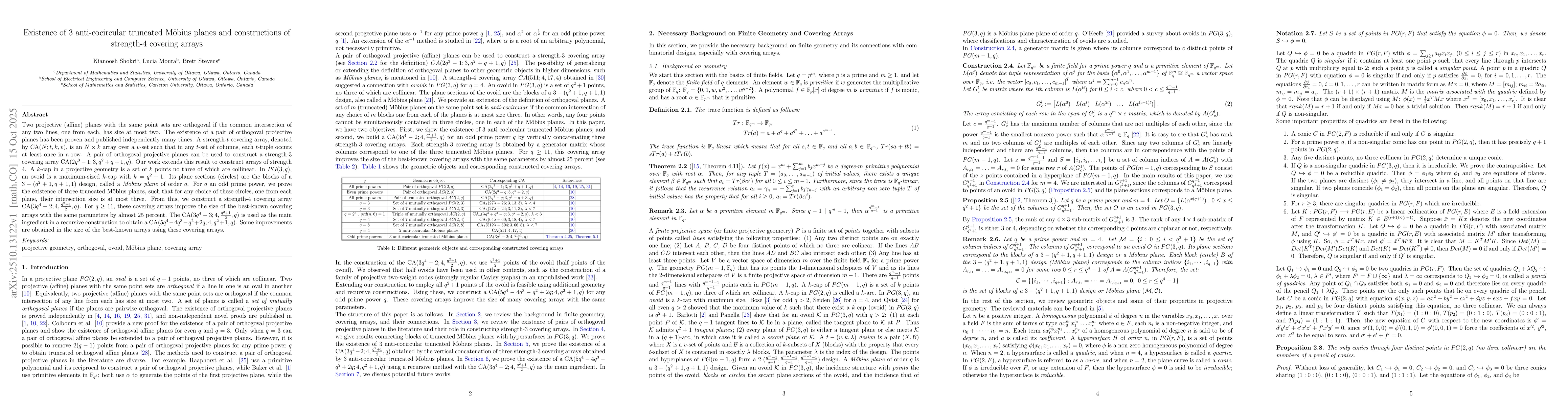 Thumbnail for Existence of 3 anti-cocircular truncated Möbius planes and
  constructions of strength-4 covering arrays