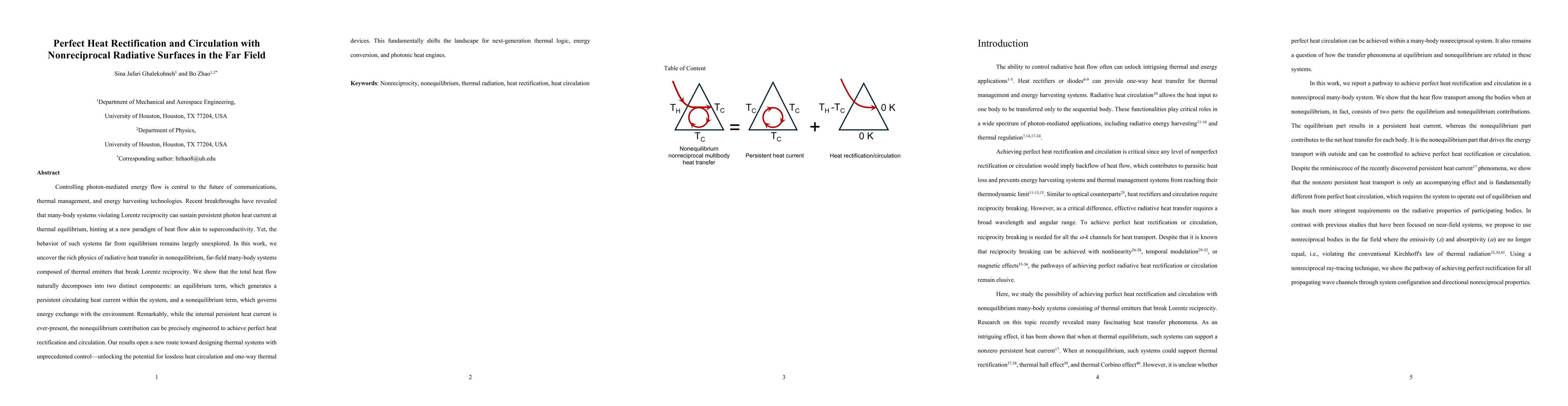 Thumbnail for Perfect Heat Rectification and Circulation with Nonreciprocal Radiative
  Surfaces in the Far Field