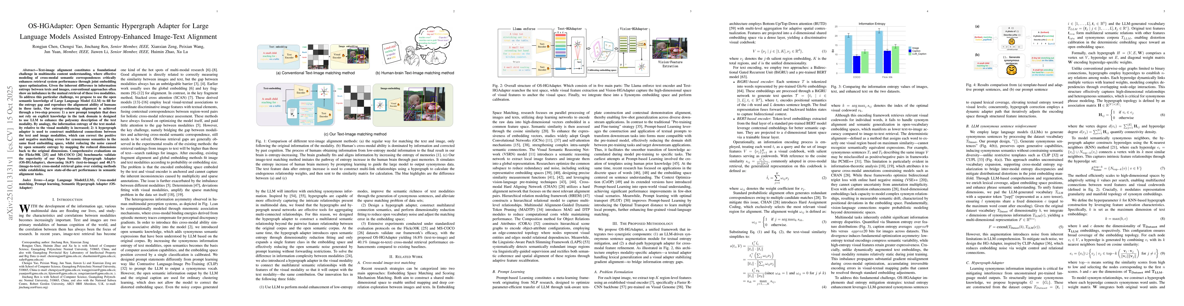 Thumbnail for OS-HGAdapter: Open Semantic Hypergraph Adapter for Large Language Models
  Assisted Entropy-Enhanced Image-Text Alignment