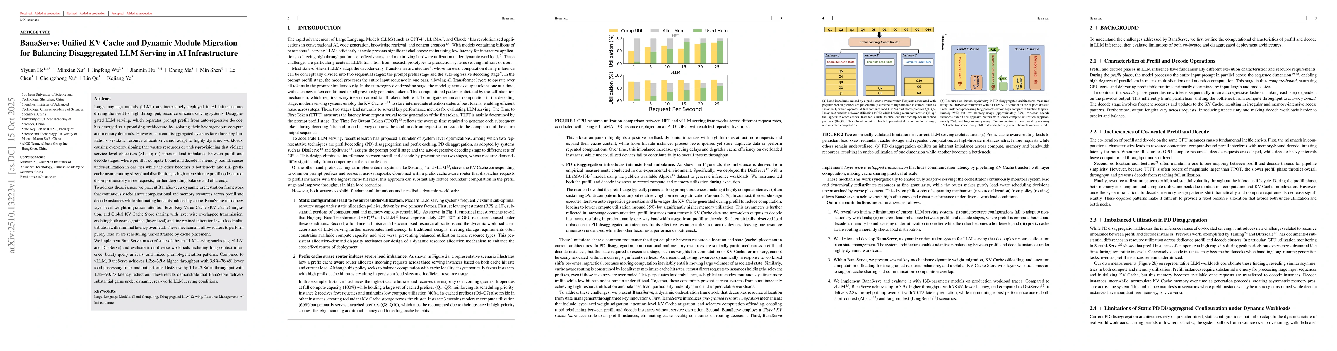 Thumbnail for BanaServe: Unified KV Cache and Dynamic Module Migration for Balancing
  Disaggregated LLM Serving in AI Infrastructure