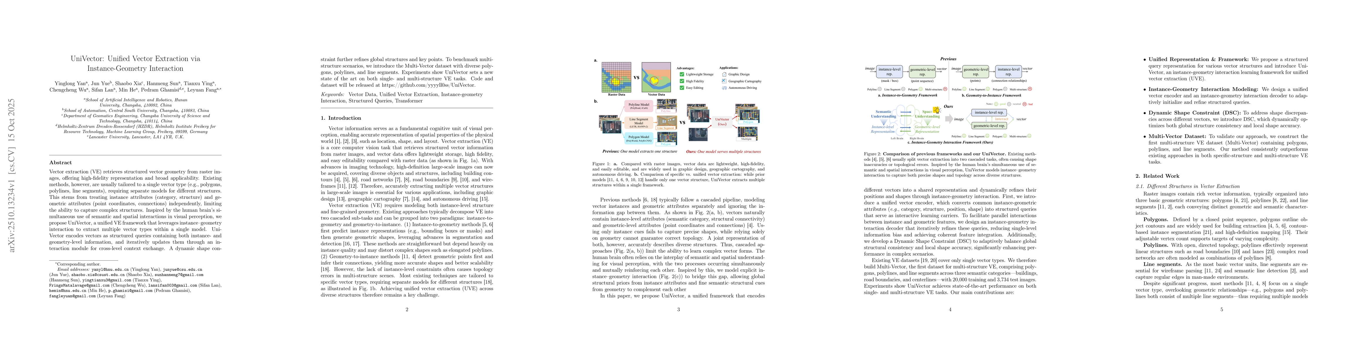 Thumbnail for UniVector: Unified Vector Extraction via Instance-Geometry Interaction
