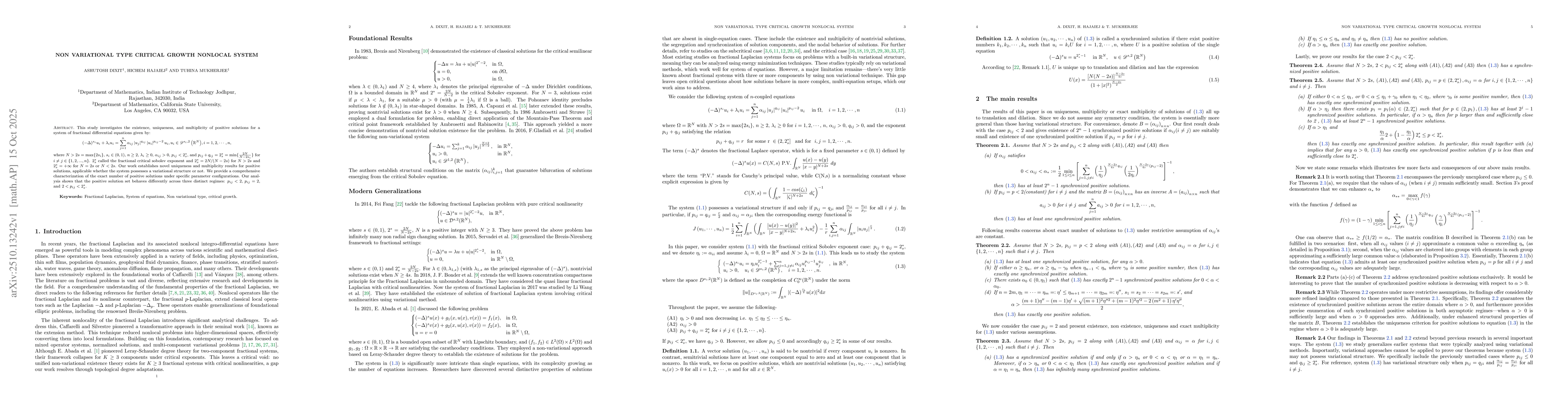 Thumbnail for Non variational type critical growth nonlocal system