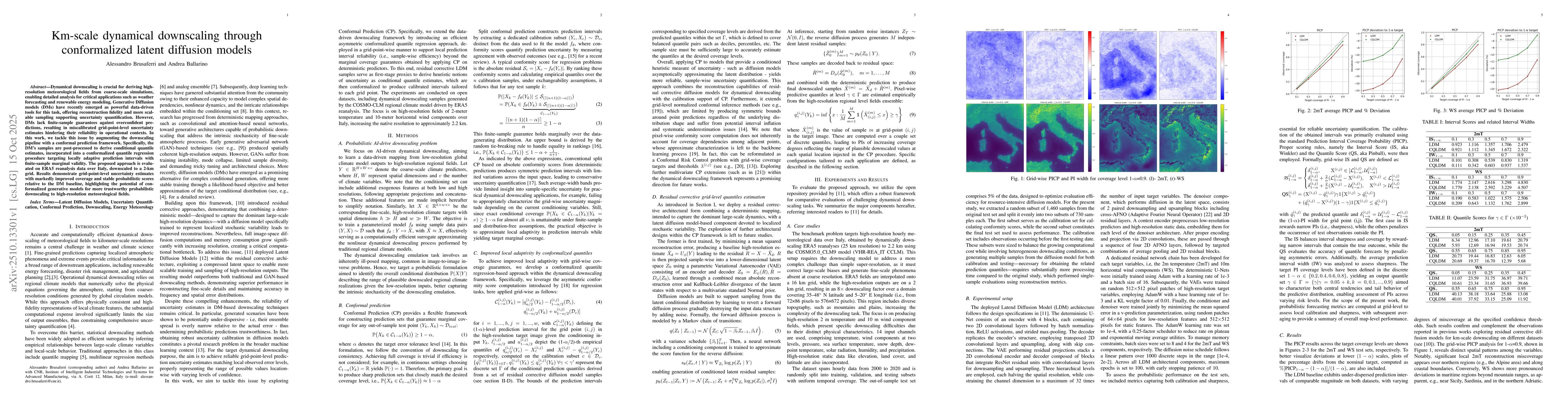 Thumbnail for Km-scale dynamical downscaling through conformalized latent diffusion
  models