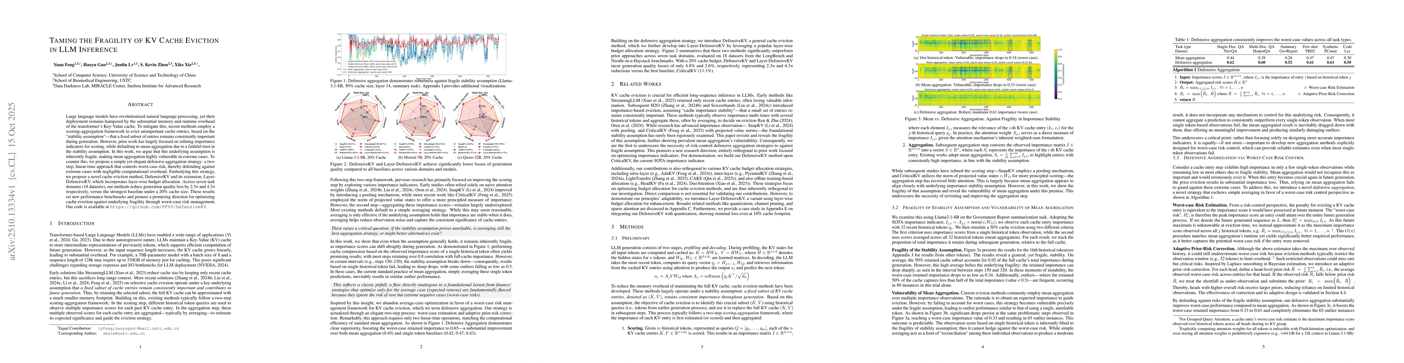 Thumbnail for Taming the Fragility of KV Cache Eviction in LLM Inference