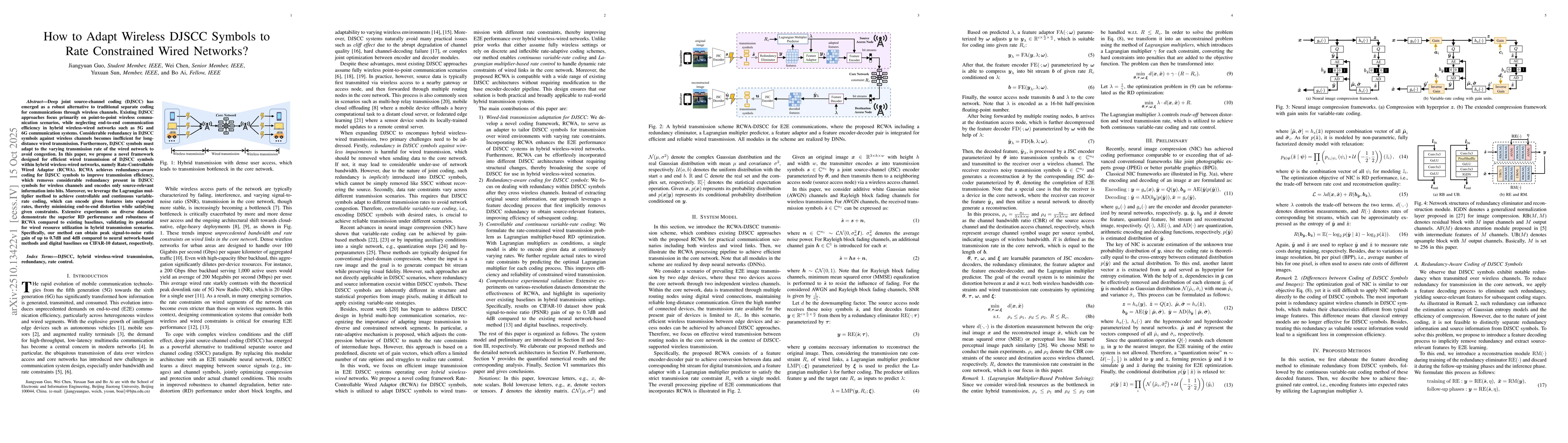 Thumbnail for How to Adapt Wireless DJSCC Symbols to Rate Constrained Wired Networks?