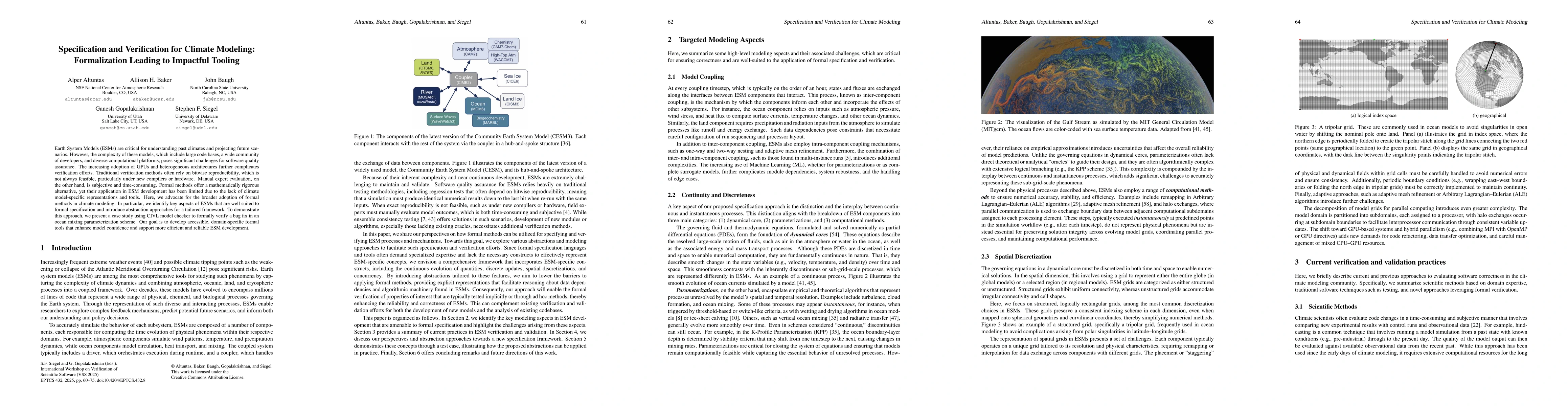Thumbnail for Specification and Verification for Climate Modeling: Formalization
  Leading to Impactful Tooling