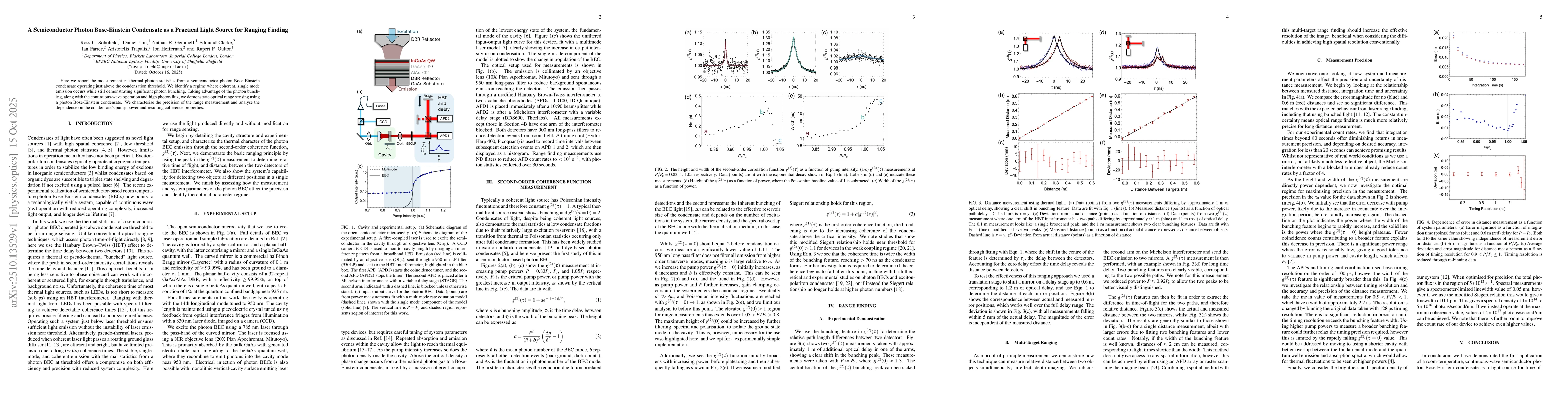 Thumbnail for A Semiconductor Photon Bose-Einstein Condensate as a Practical Light
  Source for Ranging Finding