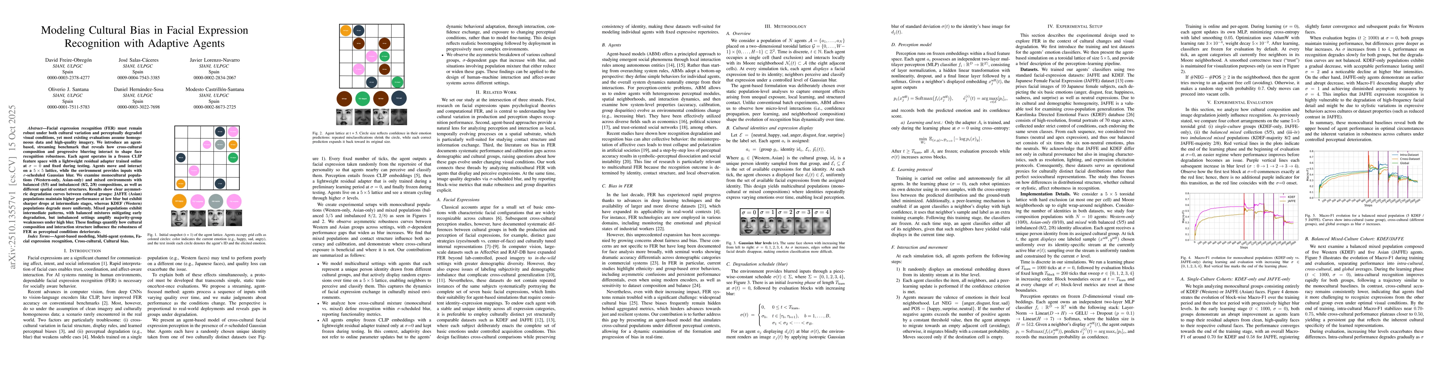 Thumbnail for Modeling Cultural Bias in Facial Expression Recognition with Adaptive
  Agents