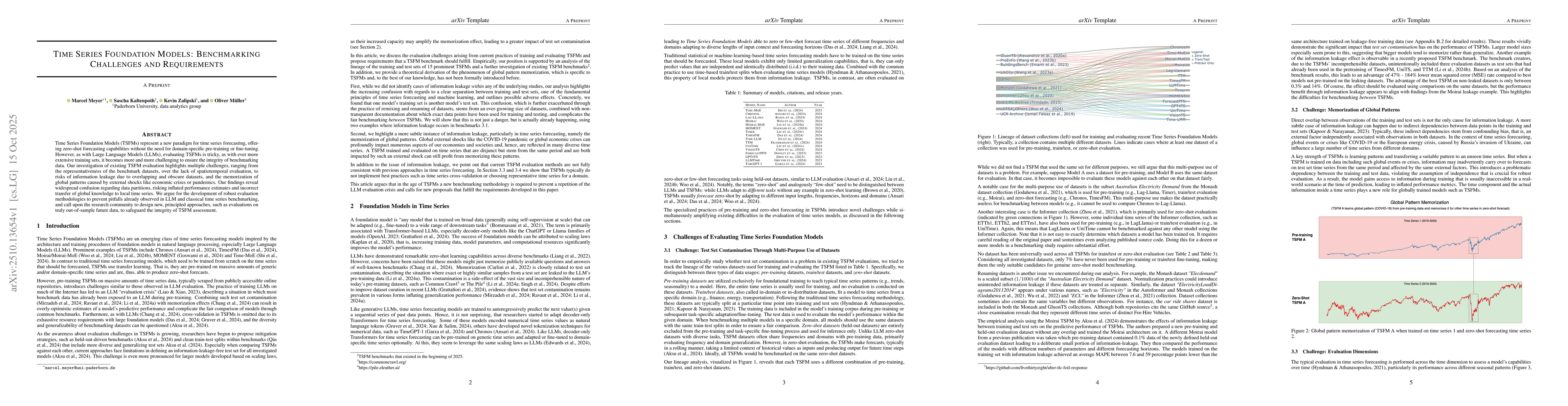 Thumbnail for Time Series Foundation Models: Benchmarking Challenges and Requirements