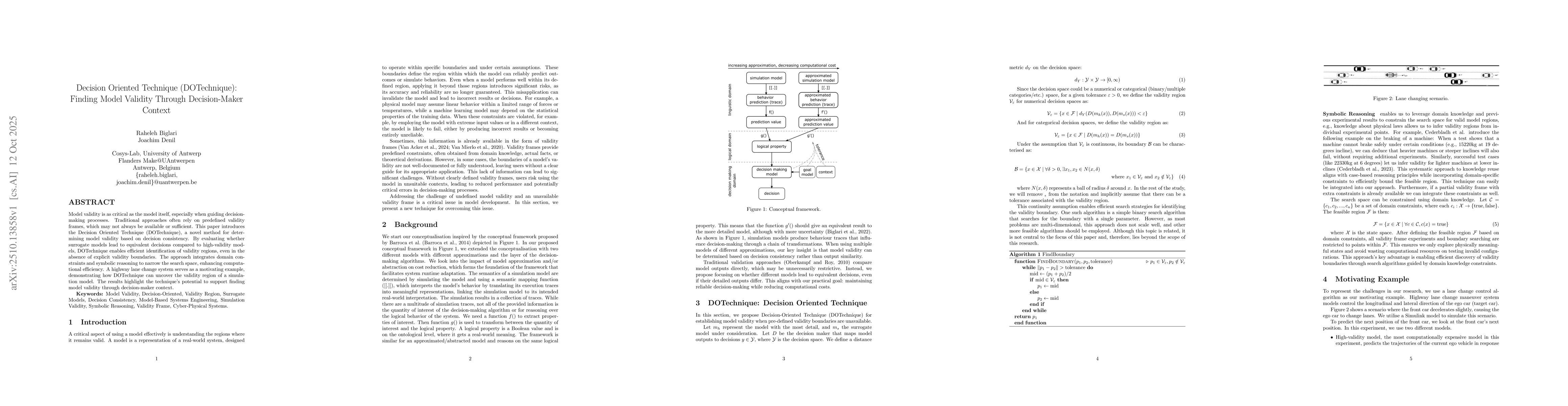 Thumbnail for Decision Oriented Technique (DOTechnique): Finding Model Validity
  Through Decision-Maker Context