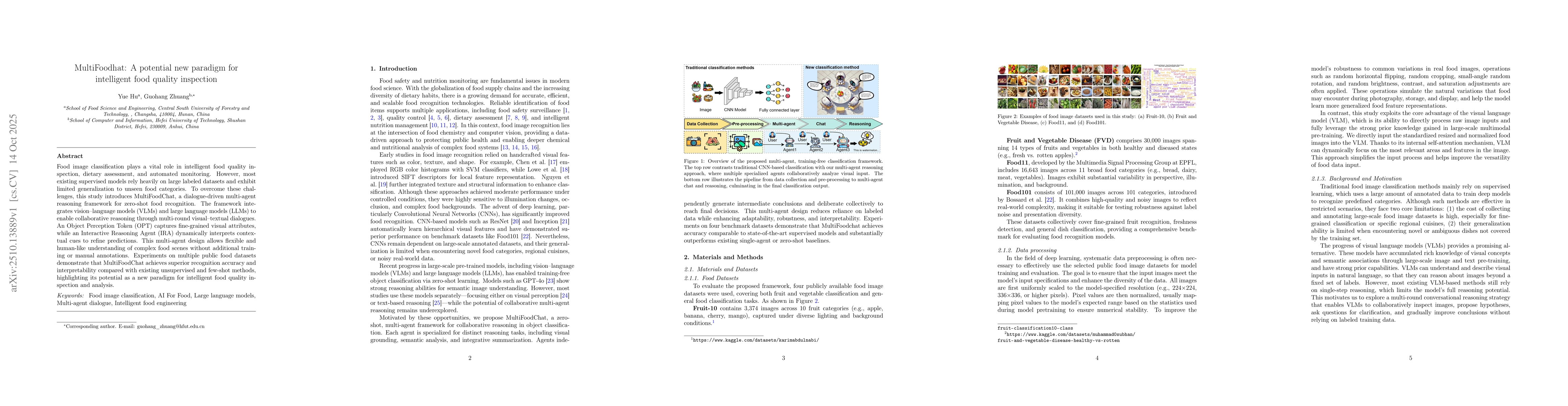 Thumbnail for MultiFoodhat: A potential new paradigm for intelligent food quality
  inspection