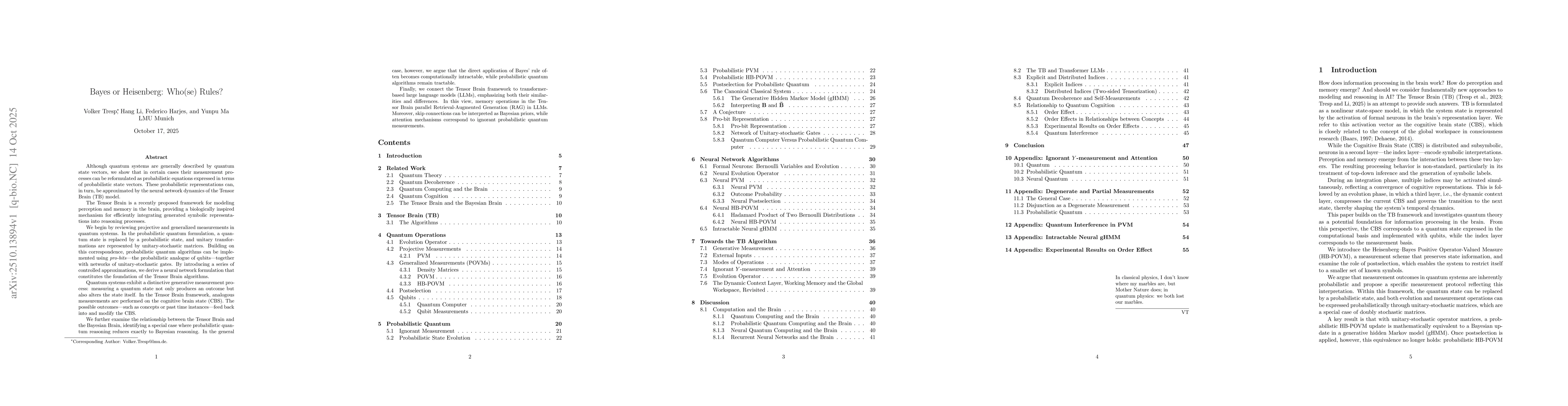 Thumbnail for Bayes or Heisenberg: Who(se) Rules?