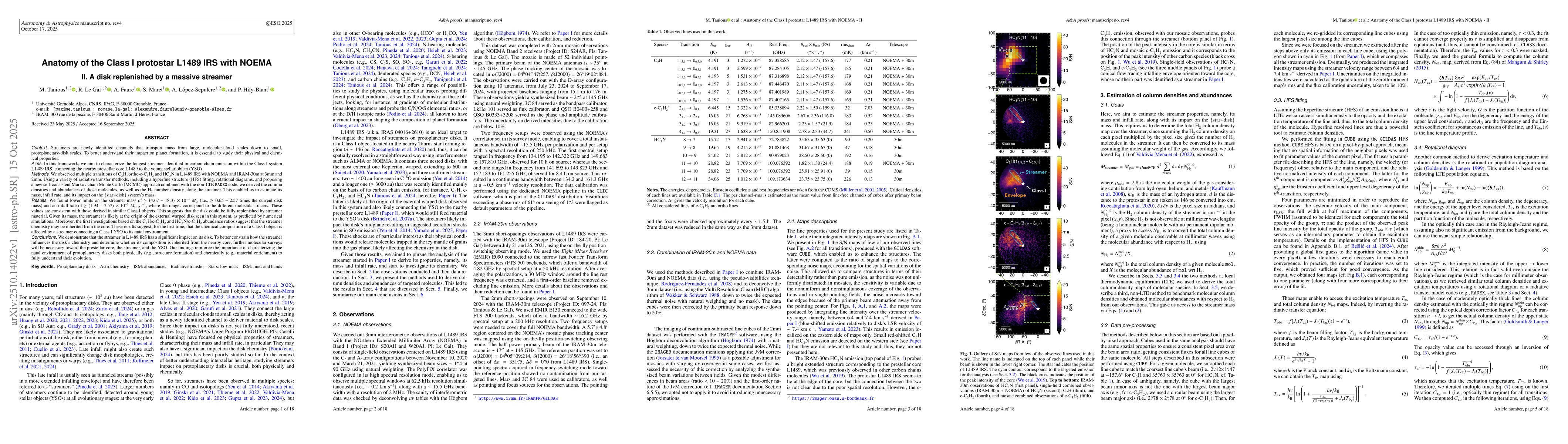 Thumbnail for Anatomy of the Class I protostar L1489 IRS with NOEMA - II. A disk
  replenished by a massive streamer
